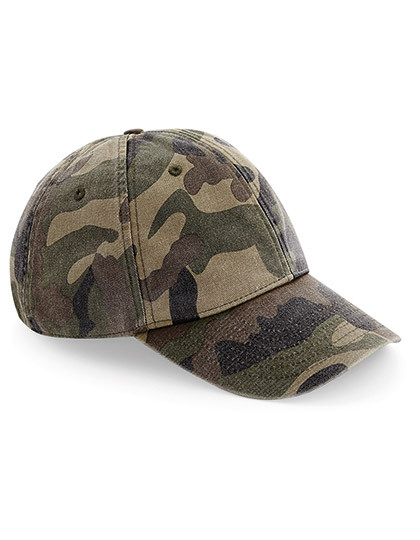 Beechfield Low Profile Vintage Cap Vintage Jungle Camo