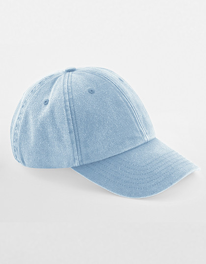 Beechfield Low Profile Vintage Cap Vintage Light Blue