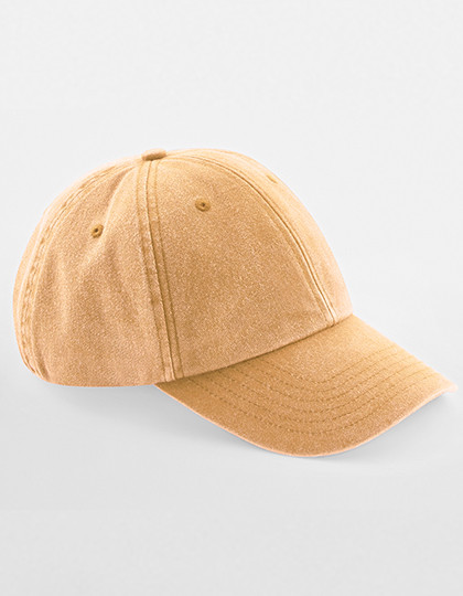 Beechfield Low Profile Vintage Cap Vintage Mustard