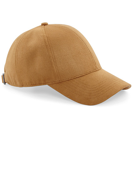 Beechfield Faux Suede 6 Panel Cap Caramel