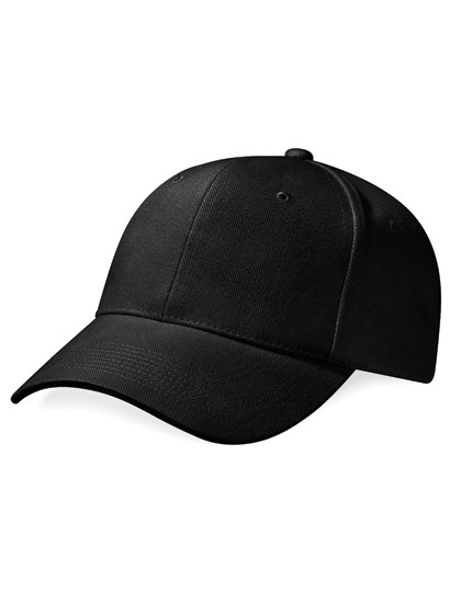 Beechfield Pro-Style Heavy Brushed Cotton Cap Black