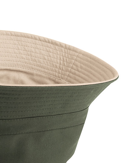 Beechfield Reversible Bucket Hat Olive Green