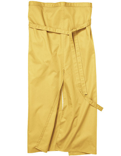 CG Workwear Slit Apron Milano 100 x 100 cm Curry