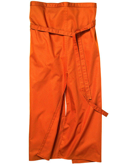 CG Workwear Slit Apron Milano 100 x 100 cm Pumpkin