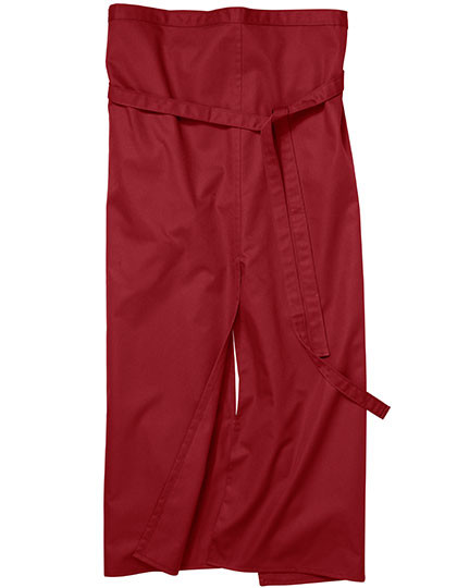 CG Workwear Slit Apron Milano 100 x 100 cm Regency Red