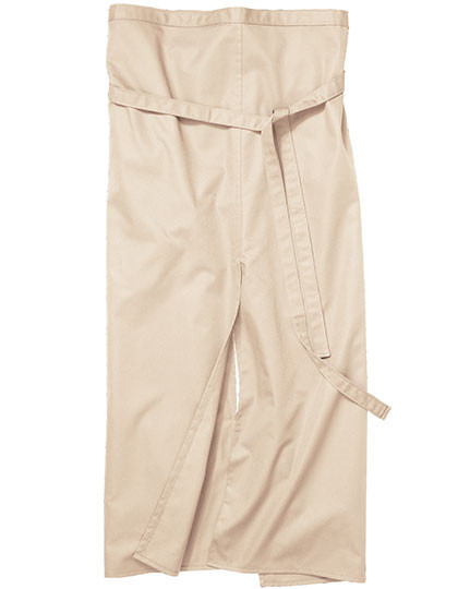 CG Workwear Slit Apron Milano 100 x 100 cm Sand