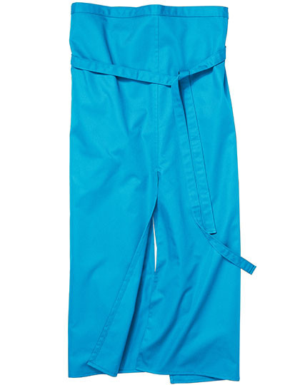 CG Workwear Slit Apron Milano 100 x 100 cm Turquoise