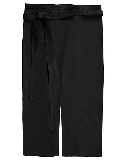 CG Workwear Slit Apron Milano 80 x 100 cm Black