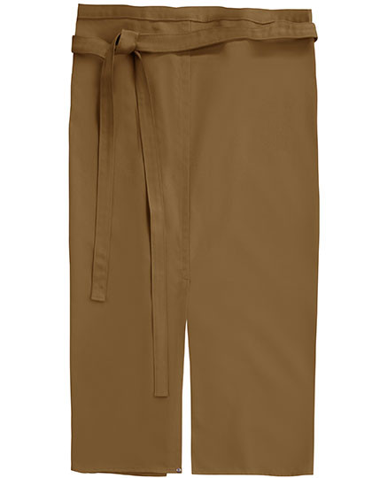 CG Workwear Slit Apron Milano 80 x 100 cm Caramel