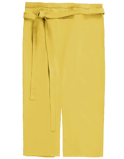 CG Workwear Slit Apron Milano 80 x 100 cm Curry