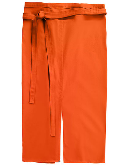 CG Workwear Slit Apron Milano 80 x 100 cm Pumpkin