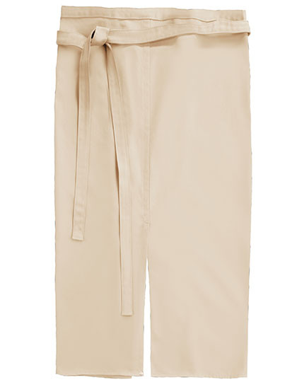 CG Workwear Slit Apron Milano 80 x 100 cm Sand