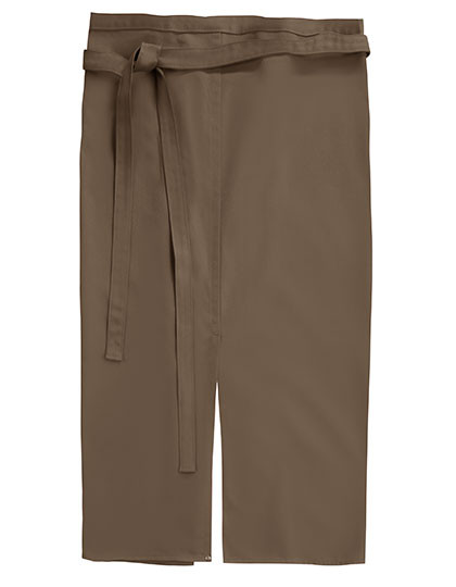CG Workwear Slit Apron Milano 80 x 100 cm Taupe
