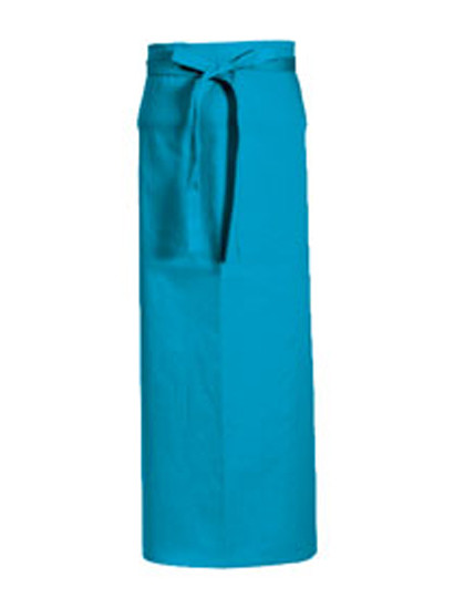 CG Workwear Slit Apron Milano 80 x 100 cm Turquoise