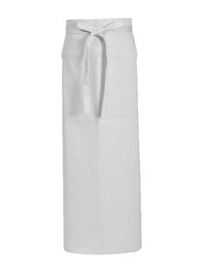 CG Workwear Slit Apron Milano 80 x 100 cm White