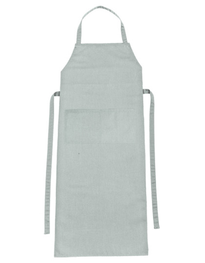 CG Workwear Bib Apron Verona Bag 110 x 75 cm Pale Grey