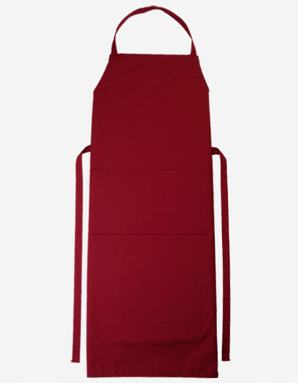 CG Workwear Bib Apron Verona Classic Bag 90 x 75 cm Cherry