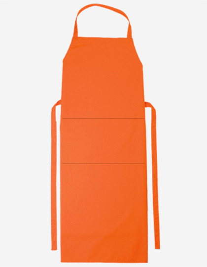 CG Workwear Bib Apron Verona Classic Bag 90 x 75 cm Pumpkin