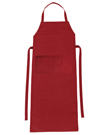 CG Workwear Bib Apron Verona Classic Bag 90 x 75 cm Regency Red