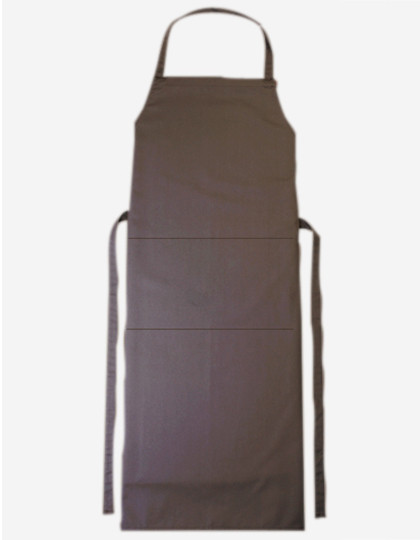 CG Workwear Bib Apron Verona Classic Bag 90 x 75 cm Taupe