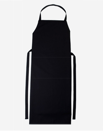 CG Workwear Bib Apron Verona 110 x 75 cm Black