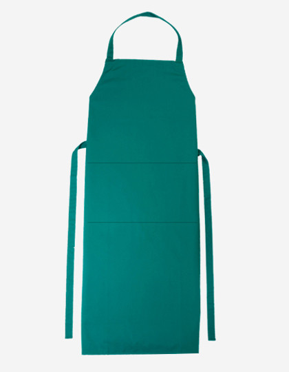 CG Workwear Bib Apron Verona 110 x 75 cm Bottle Green