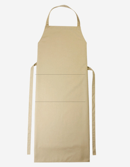 CG Workwear Bib Apron Verona 110 x 75 cm Khaki