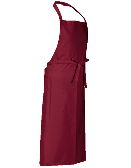 CG Workwear Bib Apron Verona 110 x 75 cm Regency Red