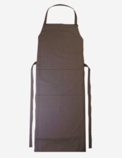 CG Workwear Bib Apron Verona 110 x 75 cm Taupe