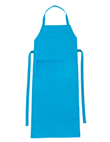 CG Workwear Bib Apron Verona 110 x 75 cm Turquoise