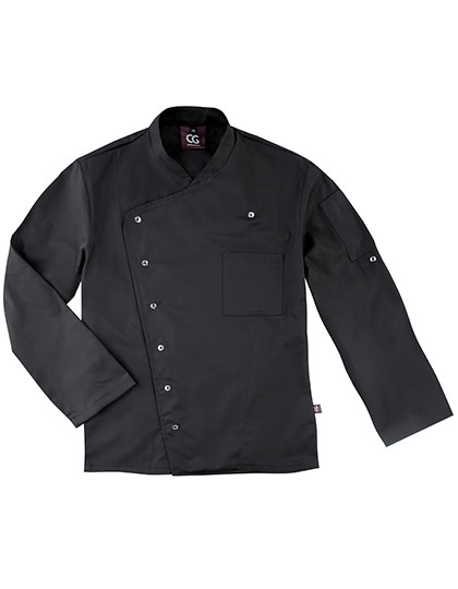 CG Workwear Men´s Chef Jacket Turin Classic Black