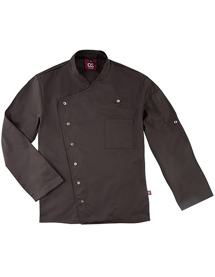 CG Workwear Men´s Chef Jacket Turin Classic Chocolate