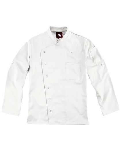 CG Workwear Men´s Chef Jacket Turin Classic White