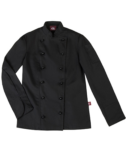 CG Workwear Ladies´ Chef Jacket Rimini Black