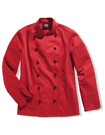 CG Workwear Ladies´ Chef Jacket Rimini Red
