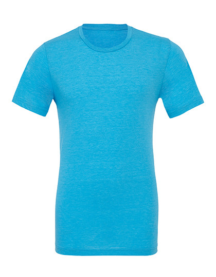 Canvas Unisex Triblend Crew Neck T-Shirt Aqua Triblend (Heather)