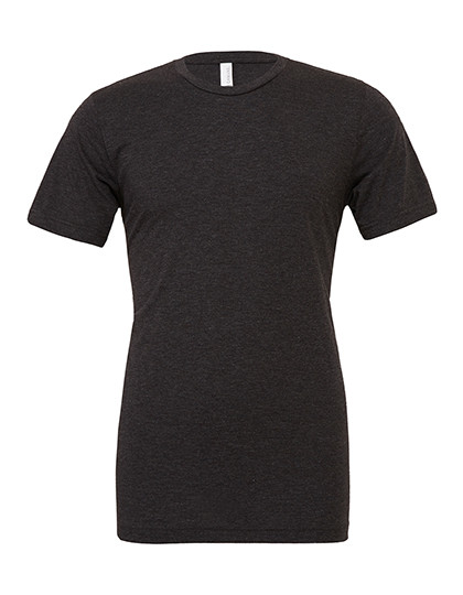 Canvas Unisex Triblend Crew Neck T-Shirt Charcoal-Black Triblend (Heather)