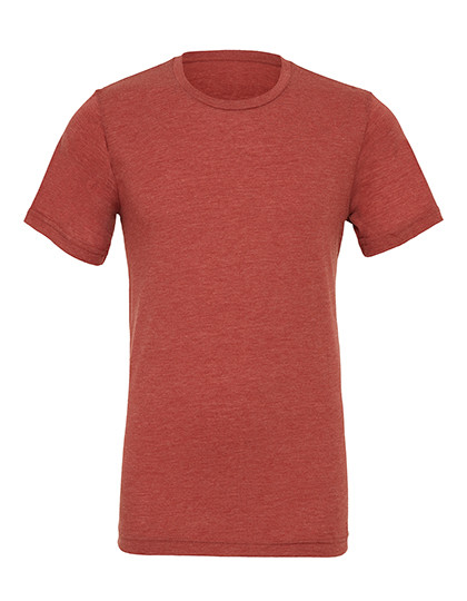 Canvas Unisex Triblend Crew Neck T-Shirt Clay Triblend (Heather)
