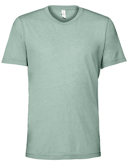 Canvas Unisex Triblend Crew Neck T-Shirt Dusty Blue Triblend