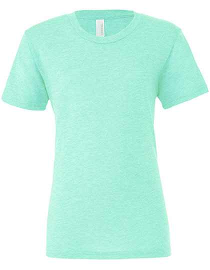 Canvas Unisex Triblend Crew Neck T-Shirt Mint Triblend (Heather)