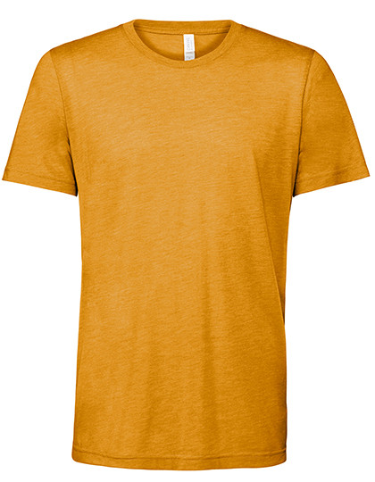 Canvas Unisex Triblend Crew Neck T-Shirt Mustard Triblend
