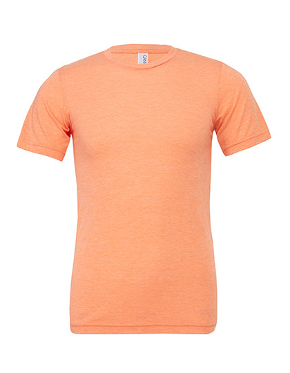 Canvas Unisex Triblend Crew Neck T-Shirt Orange Triblend (Heather)