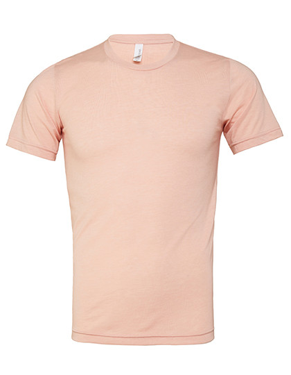 Canvas Unisex Triblend Crew Neck T-Shirt Peach Triblend (Heather)