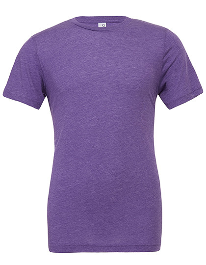 Canvas Unisex Triblend Crew Neck T-Shirt Purple Triblend (Heather)