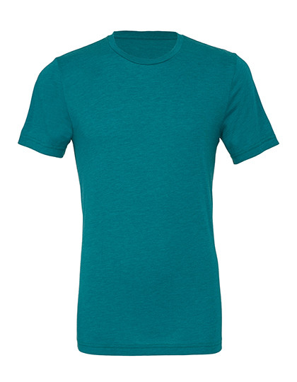 Canvas Unisex Triblend Crew Neck T-Shirt Teal Triblend (Heather)