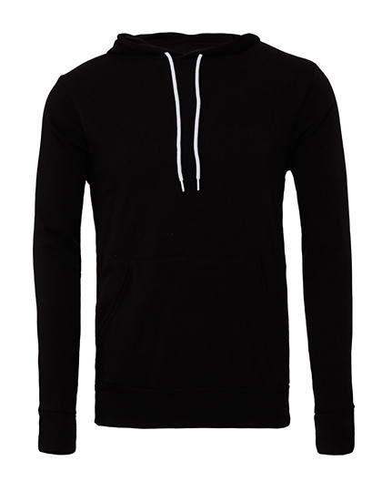 Canvas Unisex Poly-Cotton Fleece Pullover Hoodie Black