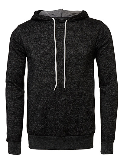 Canvas Unisex Poly-Cotton Fleece Pullover Hoodie DTG Black