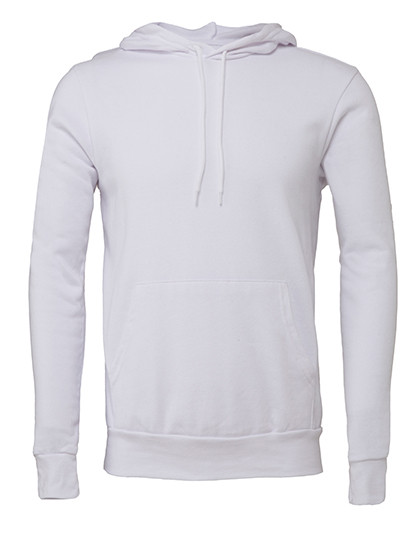 Canvas Unisex Poly-Cotton Fleece Pullover Hoodie White