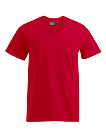 Promodoro Premium V-Neck-T Fire Red