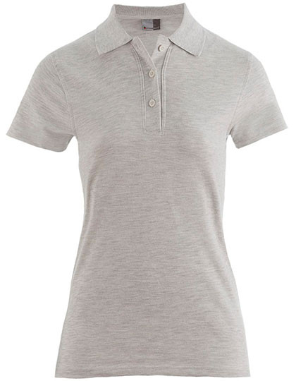 Promodoro Women´s Superior Polo Ash (Heather)